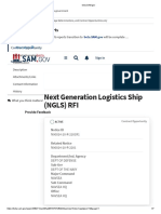 Next Generation Logistics Ship (NGLS) Rfi: Contract Data Reports