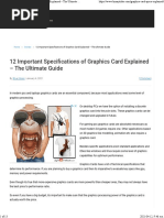 12 Important Specifications of Graphics Card Explained - The Ultimate Guide - BinaryTides