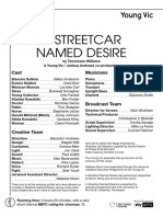National Theatre at Home A Streetcar Named Desire Cast List