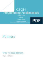 CS-214 Programming Fundamentals: Lecture 2 & 3 Pointers Fazeelat Mazhar