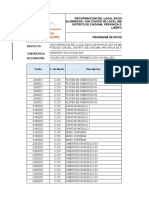 PROGRAMA DE RUTURA DE PROBETAS