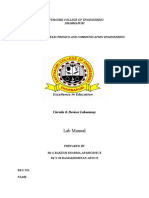 Lab Manual: Sapthagiri College of Engineering Dharmapuri