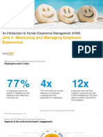 Unit 4: Measuring and Managing Employee Experience: An Introduction To Human Experience Management (HXM)