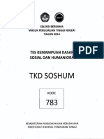 Tkd Soshum 2014 Kode 783