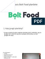 Bolt Food Naudojimo Instrukcijos