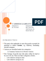 Carrier Liability Roll No 8,14,18