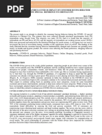 A Chi-Square Test Was Used To Investigate: Covid-19 Impacts On Consumer Behaviour in India