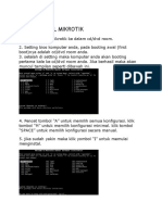 CARA INSTALL MIKROTIK