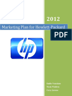 Marketing Plan for Hewlett-Packard