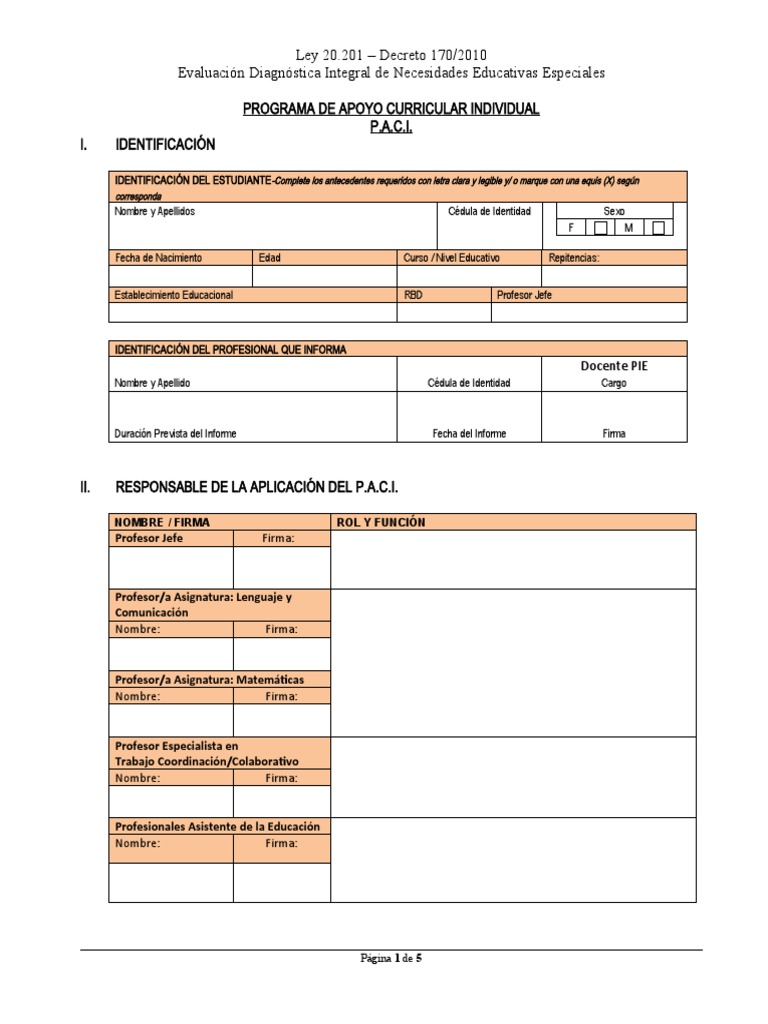 Modelo Paci | PDF | Evaluación | Aprendizaje
