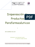 Dispensacion de Productos Parafarmaceuticos.