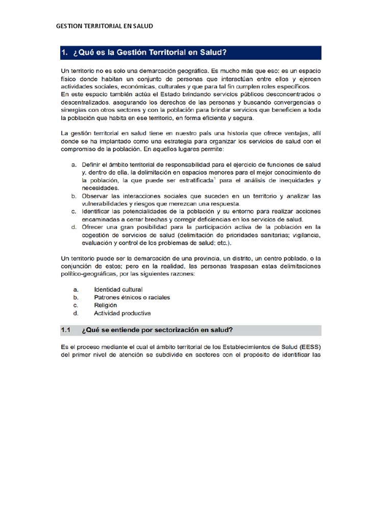 Mapas de Sectorización en Salud | PDF | Salud y bienestar