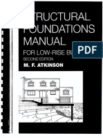 Structural Foundations Manual for Low-Rise Buildings