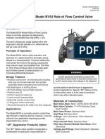 Model BV54 Rate of Flow Control Valve: Description