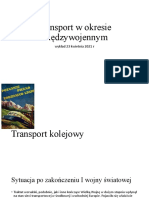 Transport W Okresie Międzywojennym