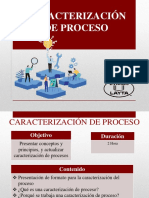 Caracterización de procesos