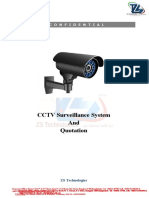 CCTV Surveillance System and Quotation: Confidential