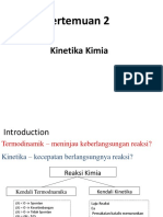 Pertemuan 2 Kinetika Kimia