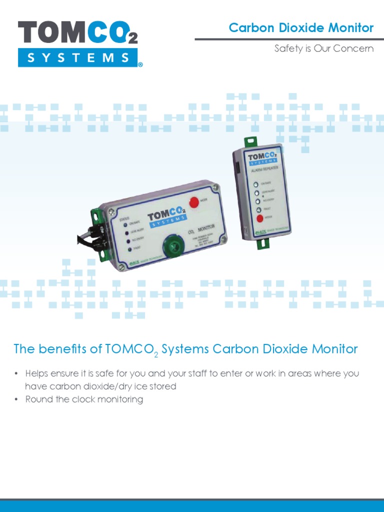The Benefits of TOMCO Systems Carbon Dioxide Monitor PDF Carbon