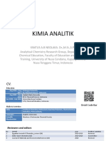 Kimia Analitik Pendahuluan