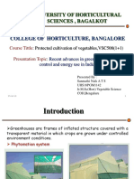 College of Horticulture, Bangalore:: Protected Cultivation of Vegetables, VSC508 (1+1)