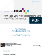 Developer Tech Refresh - Web Semantics