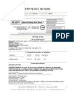 MSDS Ethylene Glycol