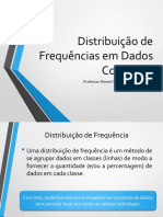 Distribuição de Frequências em Dados Contínuos