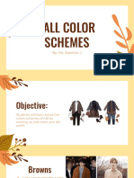Fall Color Schemes
