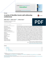 A Survey of Identifier-Locator Split Addressing Architectures