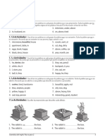 Prepositions Parts of The House