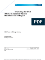 Ieee Guide For Evaluating The Effect of Solar Radiation On Outdo
