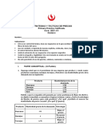 Estrategias y Tácticas de Precios-PC1 2021-1 B