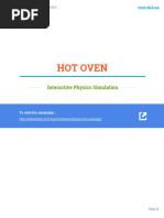 Hot Oven: Interactive Physics Simulation