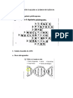 Solución Taller N°1 Ácidos Nucléicos