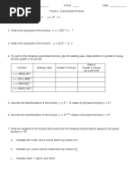 Exponential Functions in Grade 11 Math | PDF | Mathematical Objects ...