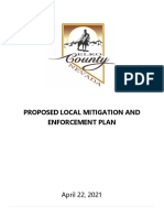 Proposed Local Mitigation and Enforcement Plan: Nevada'S Roadmap To Recovery