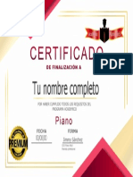 4.1 Certificado de Piano