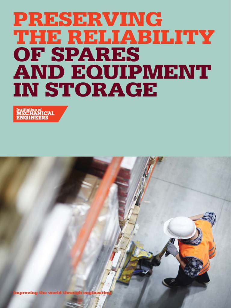Spares and Equipment Storage Reliability Guide | PDF | Reliability ...