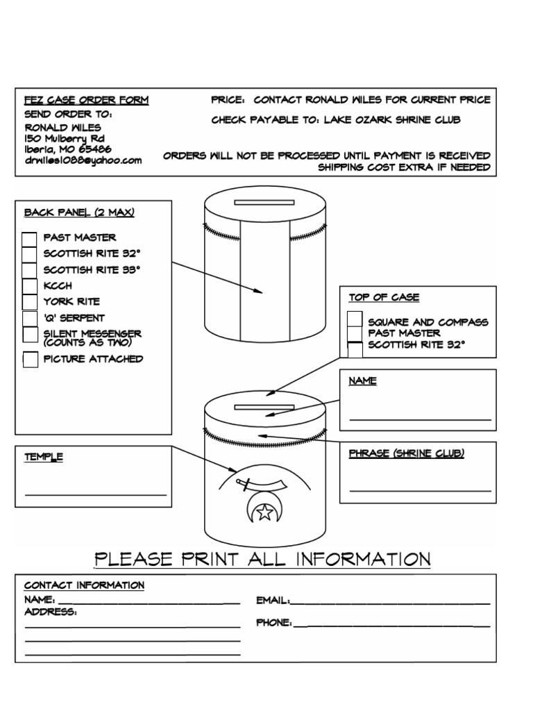 Fez Case Fillable Form Updated 2 | PDF