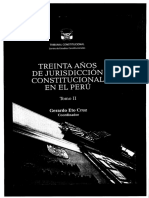 Jurisdicción Constitucional en el Perú - 30 años de Jurisdicción