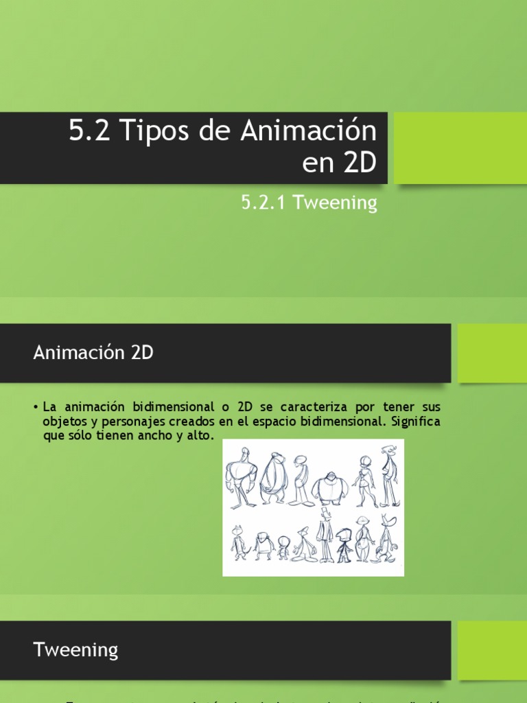 Qué es el Tweening en Animación 2D | PDF