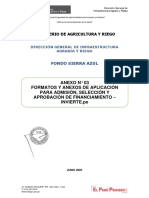 Anexo 3 Formatos y Anexos de Aplicación para Admisión Selección y Aprobación de Financiamiento Caratula