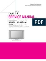 LG 32LX1D-UA LCD TV Service Manual