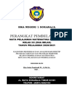 Perangkat Pembelajaran MTK Minat XII 20-21 (Kaldik, RME, Prota, Promes, Silabus, RPP) - 2021-Eko