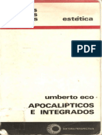 Umberto Eco. Apocalipticos e Integrados