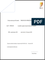 Certificado - Segunda Evaluacin de Carcter Formativo