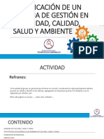 1. Planificación de un sistema de gestión en HSEQ