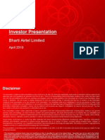 Investor Presentation: Bharti Airtel Limited