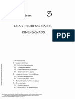 Hormigón Armado Losas - (Capítulo Tres Losas Unidireccionales Dimensionado)